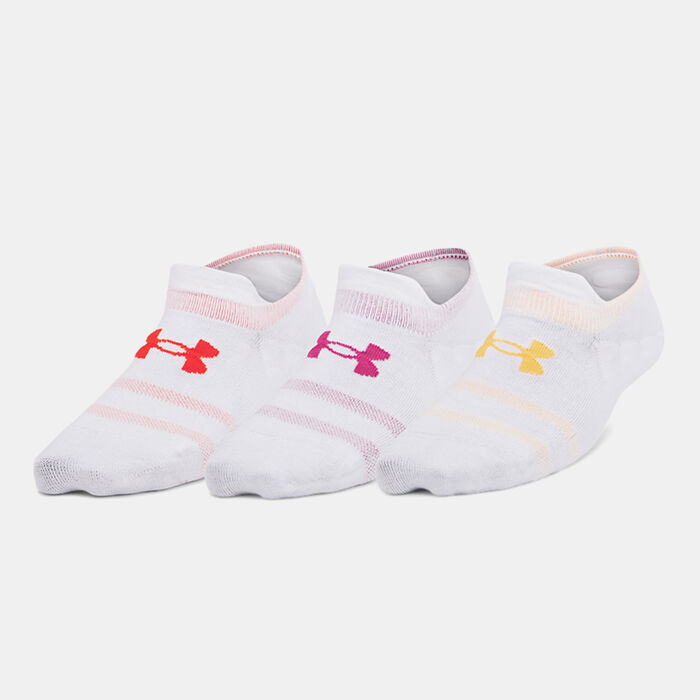 اندر ارمر جوارب اسينشال الترا لو تاب (3 أزواج) أبيض image number 0