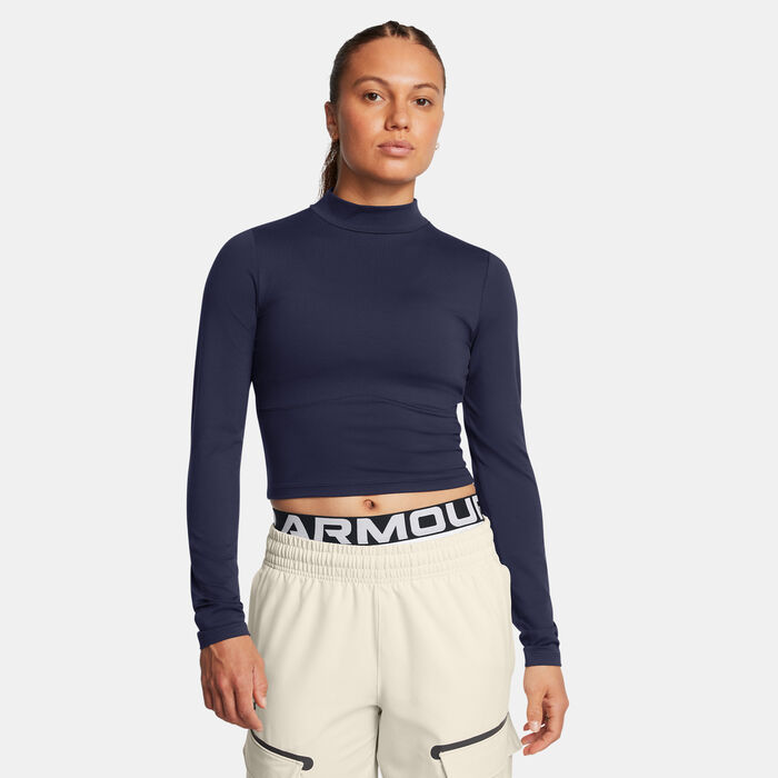 اندر ارمر تيشيرت التمرين ميريديون للنساء أزرق image number 0