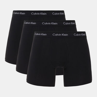 كالفن كلاين سروال داخلي بوكسر للرجال (3 قطع) أسود