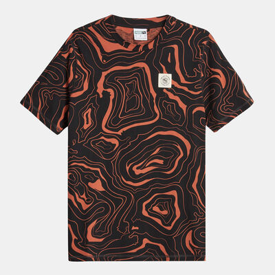 بوما تيشيرت كلاسيكس ري:كوليكشن اول اوفر برينت للرجال أسود