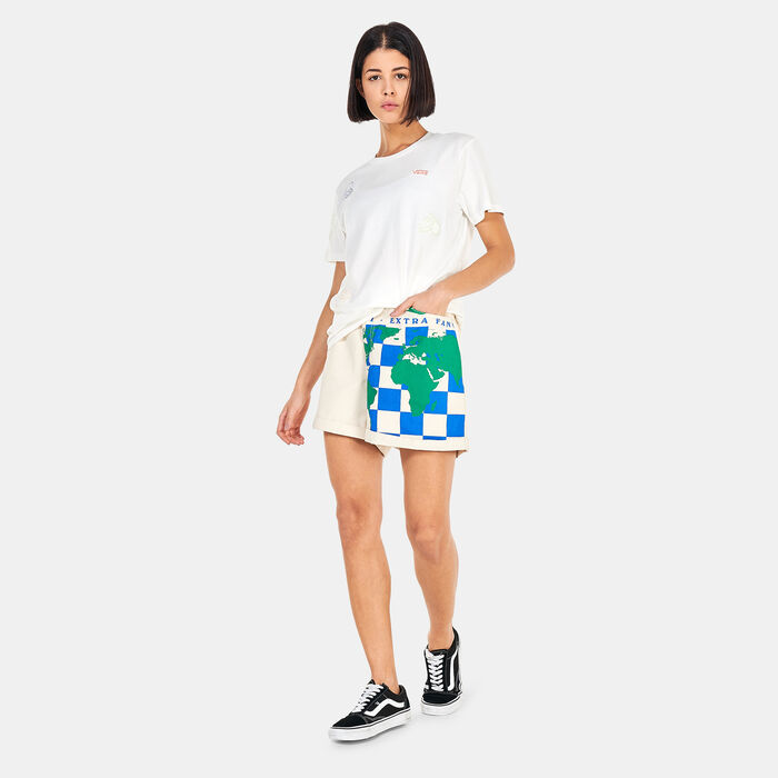 فانس تيشيرت اناهيم بيسلي تشاك للنساء أبيض image number 1