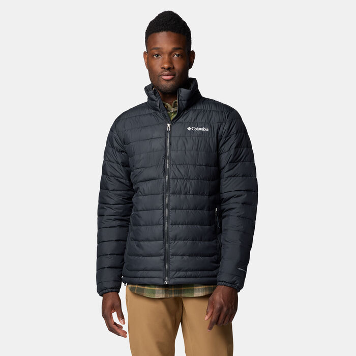كولومبيا جاكيت هايكينج باودر لايت II بسحاب كامل للرجال أسود image number 0