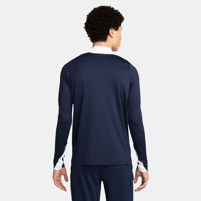 نايكي تيشيرت التدريب لكرة القدم سترايك دراي فت بنصف سحاب للرجال أزرق image number 1