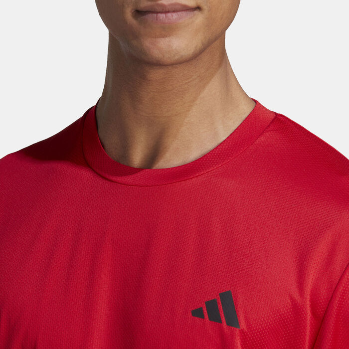 اديداس تيشيرت ترين ايسنشالز للرجال أحمر image number 3