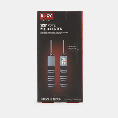 بودي سكلبتشر حبل القفز 9 إنش مع عداد متعدد