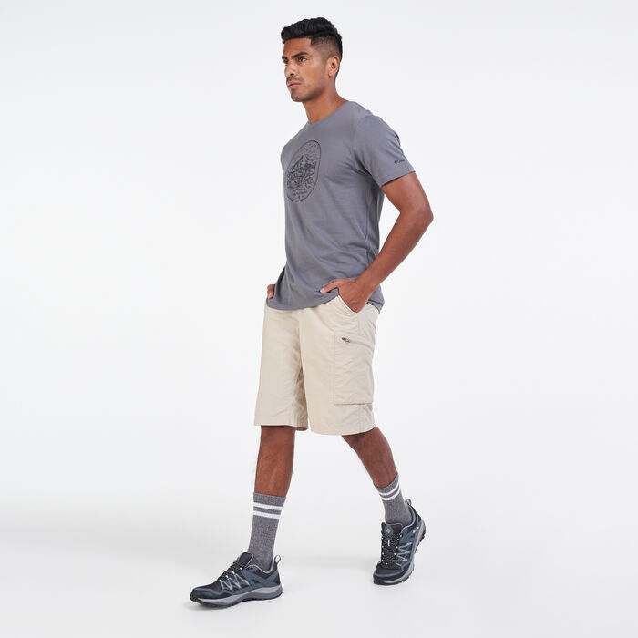 كولومبيا تيشيرت هايلاتد بوينت جرافيك للرجال رمادي image number 2