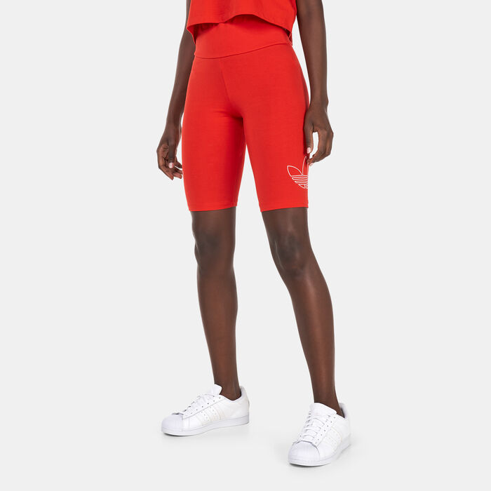 اديداس اورجينال شورت بايك للنساء أحمر image number 0