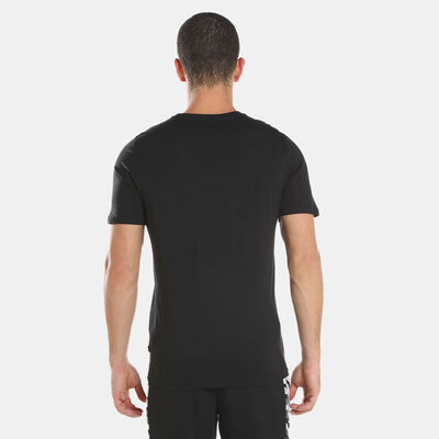 بوما تيشيرت بوكس لوجو كامو للرجال أسود