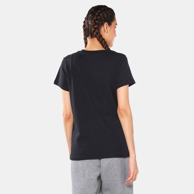 نايكي تيشيرت سبورتسوير شاين للنساء أسود