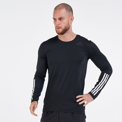 اديداس تيشيرت تك فت 3-ستراييس للرجال أسود