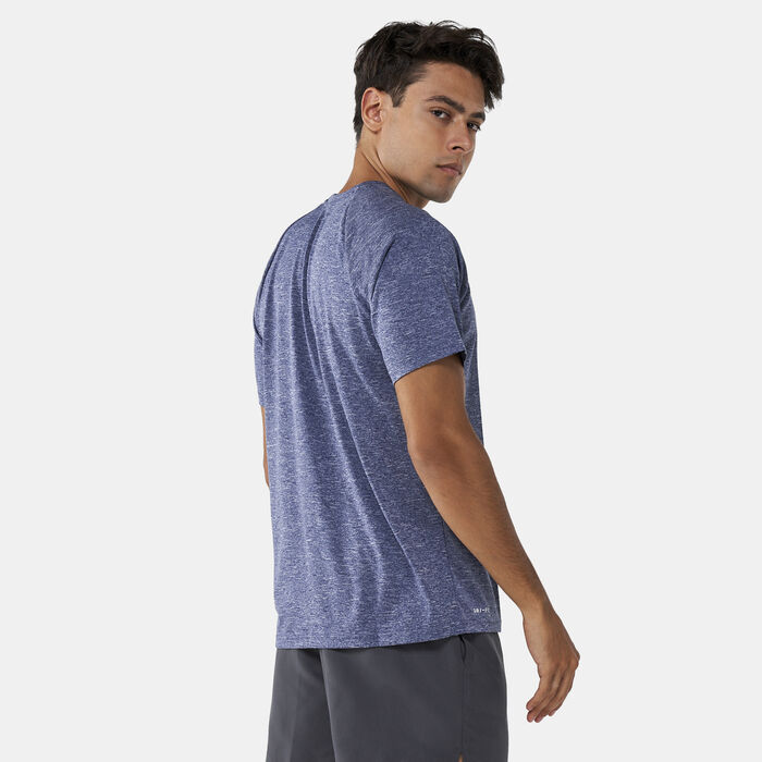 نايك سويم تيشيرت السباحة هيذرد هيدروجارد للرجال أصفر image number 2