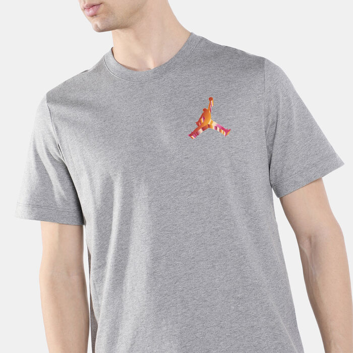 جوردن تيشيرت جمبمان 3D للرجال رمادي image number 3