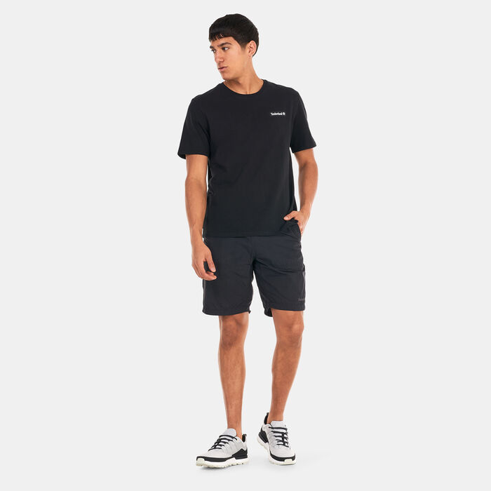 تمبرلاند تيشيرت هيفيويت ووفن بادج اوثنتك للرجال أسود image number 2