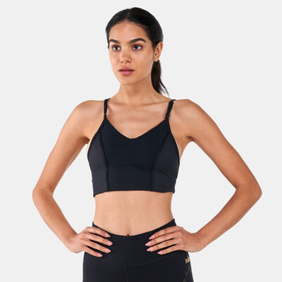 نايكي صدرية رياضية إندي شاين للنساء أسود