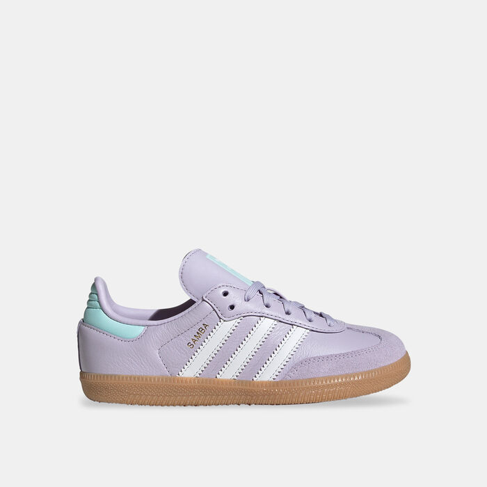 اديداس اورجينال حذاء سامبا او جي للأطفال بنفسجي image number 0