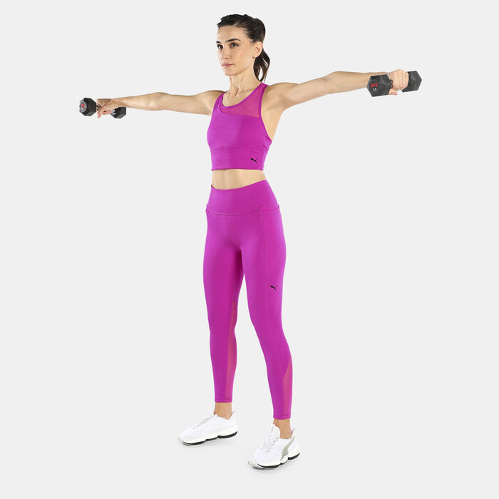 بوما صدرية رياضية فلوليس دعم متوسط للنساء وردي image number 2