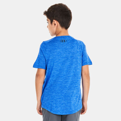 اندر ارمر تيشيرت التمرين UA تك 2.0 للاطفال الكبار أزرق