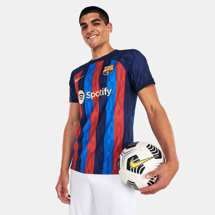 نايكي تيشيرت كرة القدم F.C. برشلونة ماتش الاساسي دراي-فِت ADV للرجال - 2022/23 أزرق image number 0