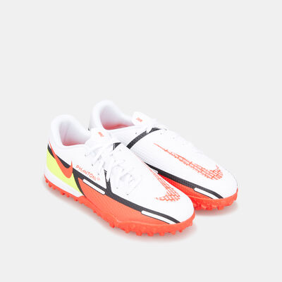 نايكي حذاء كرة القدم فانتوم GT2 أكاديمي لملاعب العشب الصناعي للاطفال أبيض
