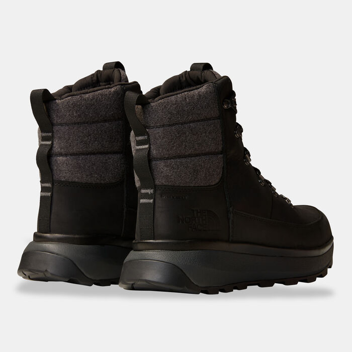 ذا نورث فيس بوت بيرجين ليذر المقاوم للماء سنو للرجال أسود image number 1