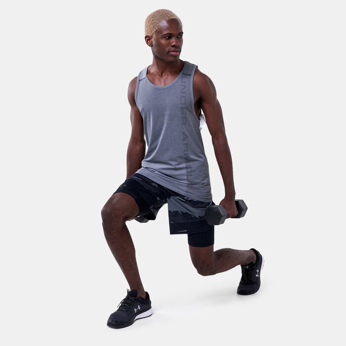 اندر ارمر بنطال ضيق يو ايه فلاي فاست ½ للرجال أسود image number 2