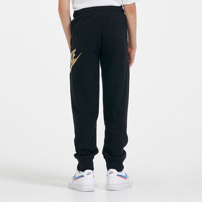 نايكي بنطال سبورتسوير كلوب فليس للاطفال أسود