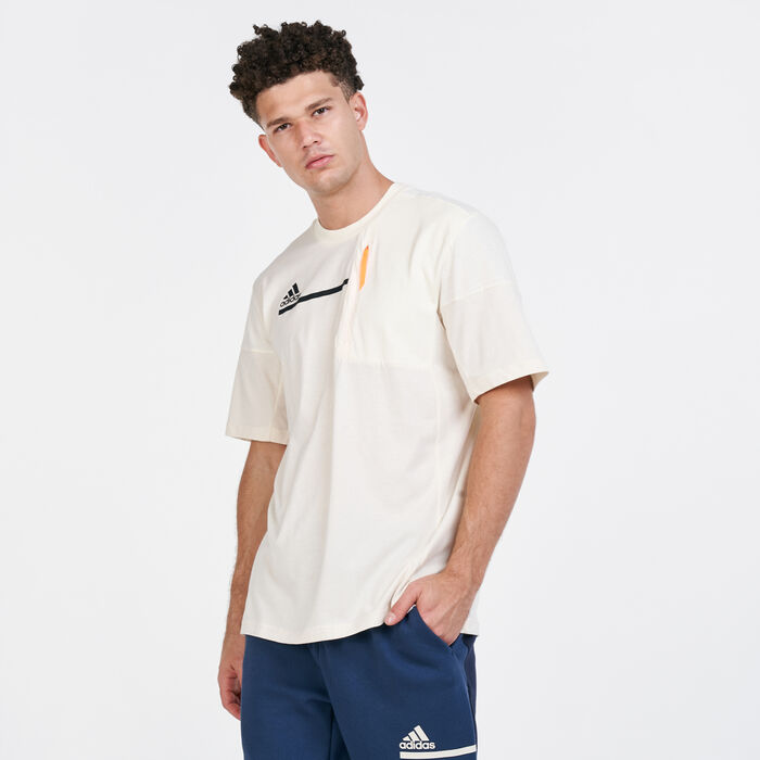 اديداس تيشيرت Z.N.E. للرجال أبيض image number 0