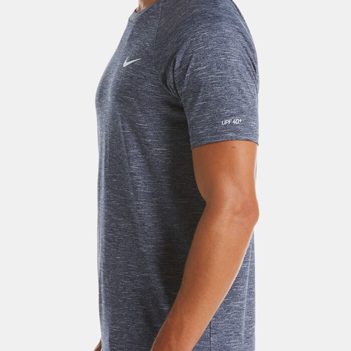 نايك سويم تيشيرت السباحة هيذرد هيدروجارد للرجال أصفر image number 6