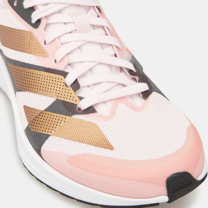 اديداس حذاء ادزيرو ار سي 4 للنساء وردي image number 4