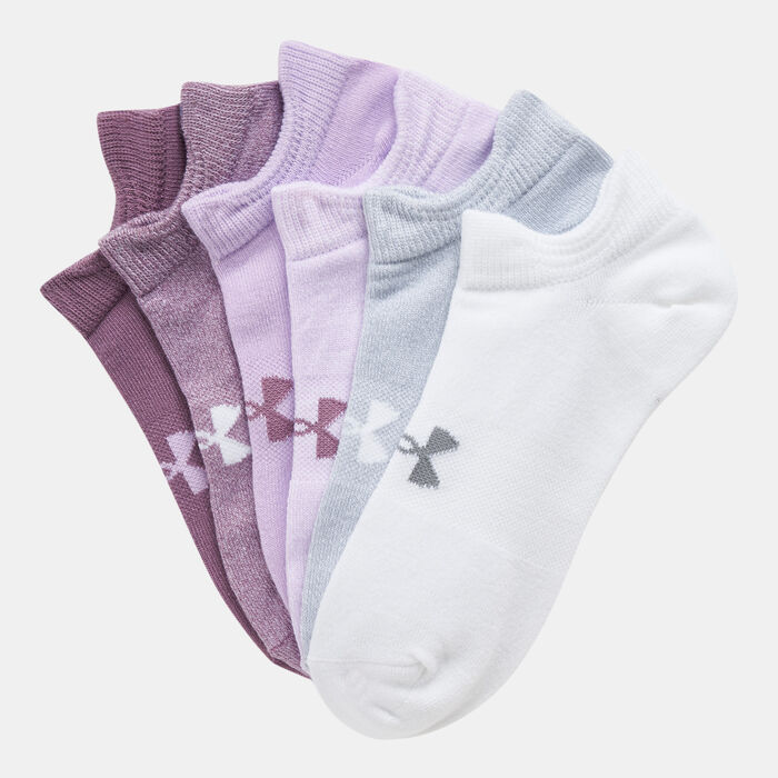 اندر ارمر جوارب UA إسنشال نو شو أنكل للنساء (6 أزواج) image number 0