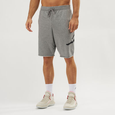 جوردن شورت جمبمان لوجو فليس للرجال رمادي