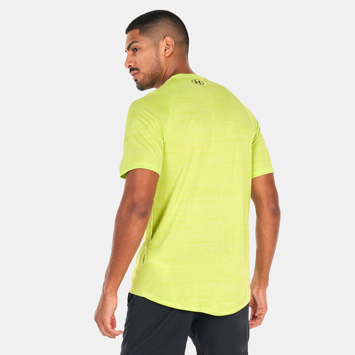 اندر ارمر تيشيرت يو ايه تك 2.0 تايجر للرجال أخضر image number 1