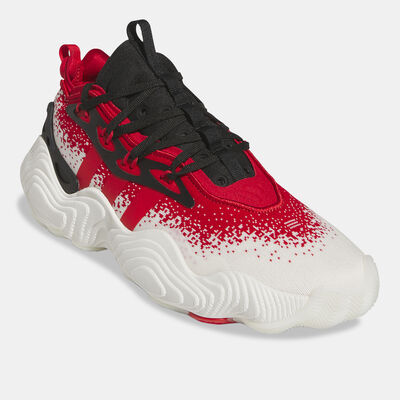 اديداس حذاء كرة السلة تراي يونغ 3 لو للرجال أبيض