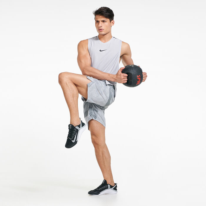 نايكي شورت دراي فت اول اوفر برينت للرجال رمادي image number 2