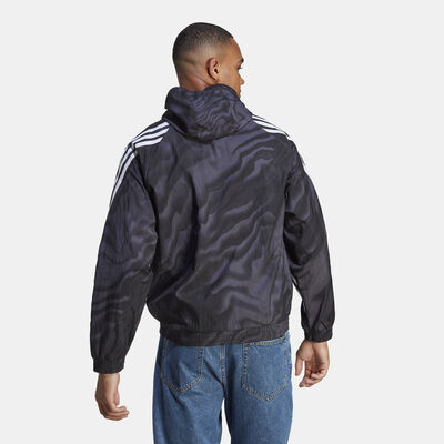 اديداس هودي فيوتشر ايكونز اولوفر برينت للرجال أسود