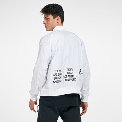 نايكي جاكيت سبورتسوير ووفن ورلد تور للرجال أبيض