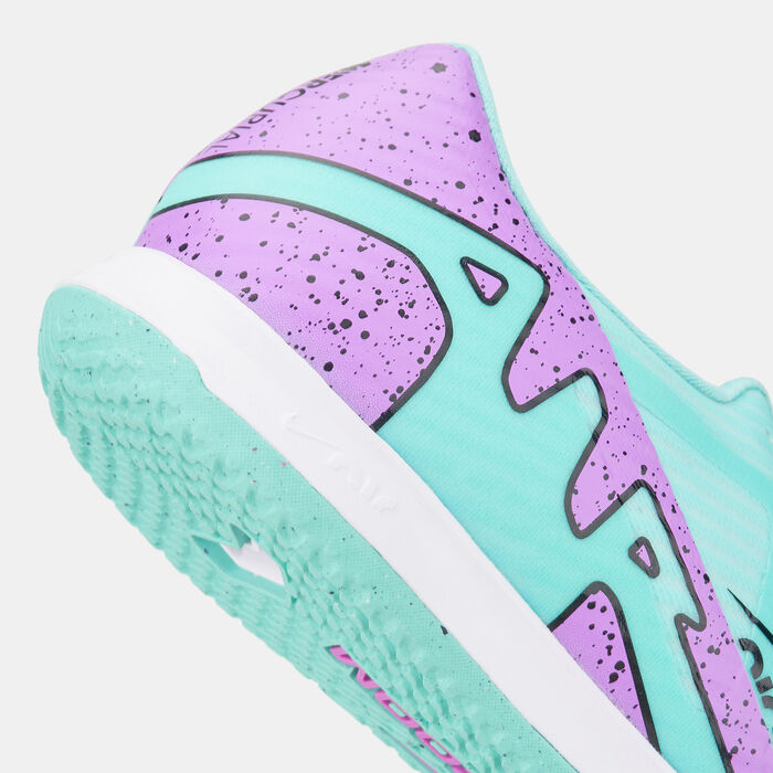 نايكي زوم ميركيوريال فيبر 15 أكاديمي آي سي حذاء كرة القدم للصالات الداخلية أخضر image number 4