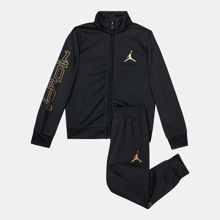 جوردن طقم فلايت تريكو للاطفال أسود image number 0