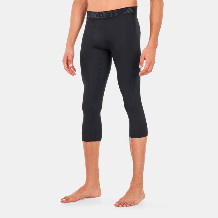 اديداس بنطال ضيّق تك-فت ترينينج 3/4 للرجال أسود image number 0