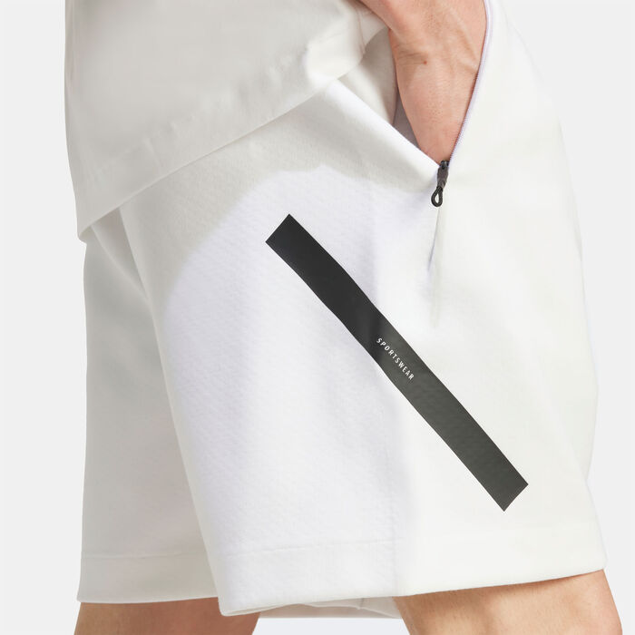 اديداس شورت Z.N.E. للرجال أبيض image number 3