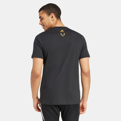 اديداس تيشيرت ميسي جرافيك للرجال أسود