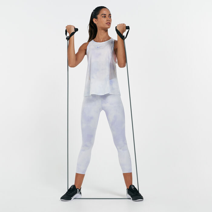 نايكي تيشيرت ايكون كلاش سليك بلا أكمام للنساء بنفسجي image number 2