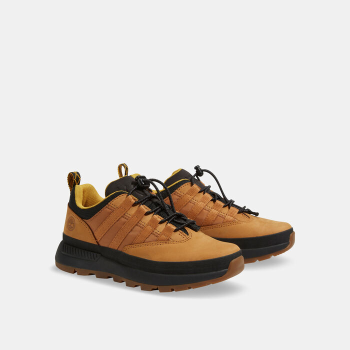 تمبرلاند حذاء يورو تريكر لو للاطفال بنى image number 1