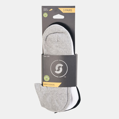 سن اند ساند سبورتس جوارب سبورتس انكل للرجال (3 أزواج) - S/M أسود