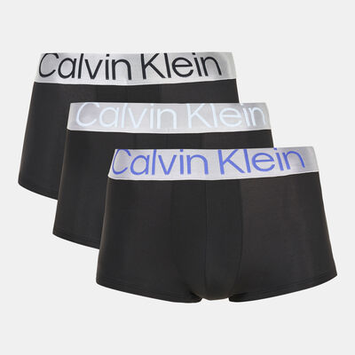 كالفن كلاين بوكسر ميتاليك لوجو للرجال (3 قطع) متعدد