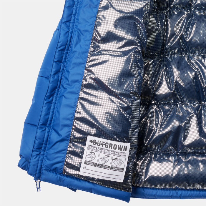 كولومبيا جاكيت منفوخ بايك ليك II مع قبعة رأس للأطفال (للأطفال الصغار والكبار) أزرق image number 2