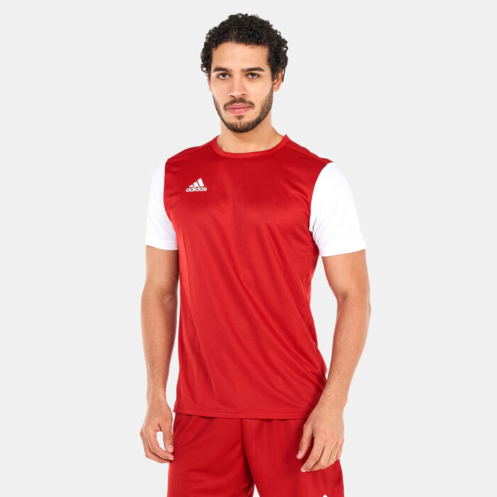 اديداس تيشيرت ايسترو 19 للرجال أحمر image number 0