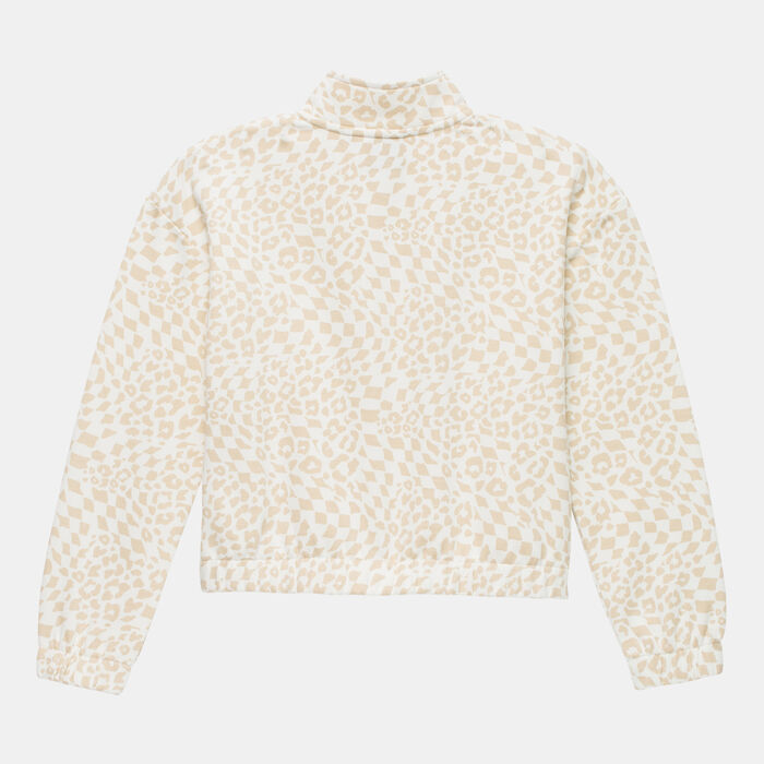 فانس جاكيت برنتد بنصف سحاب للأطفال بيج image number 1