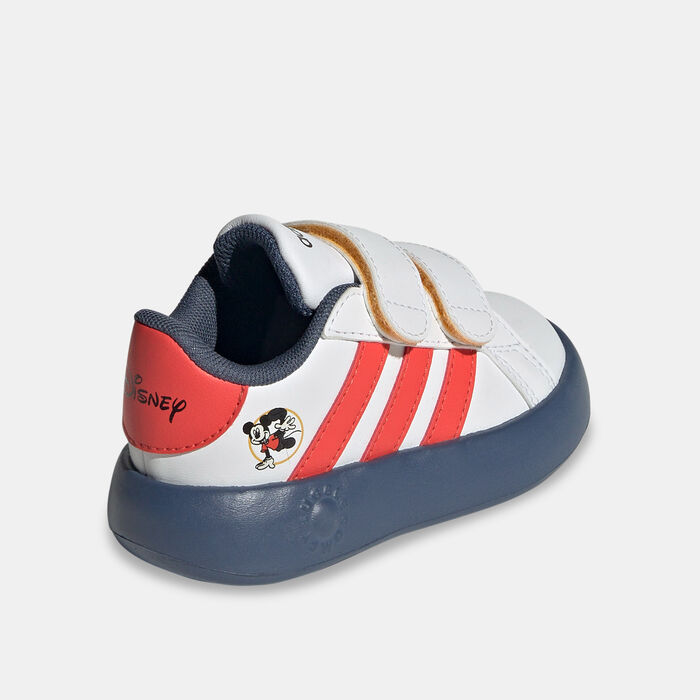 اديداس حذاء &times; ديزني ميكي اند فريندز جراند كورت 2.0 للاطفال أبيض image number 2