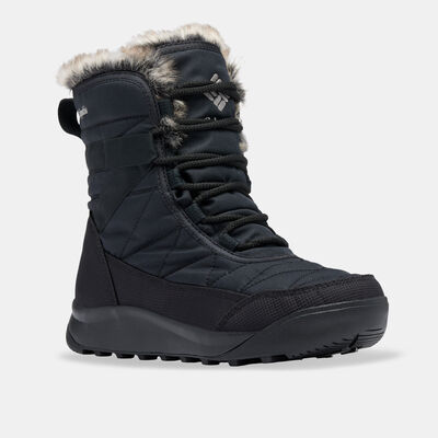 كولومبيا بوت شتوي مينكس شورتي IV للنساء أسود